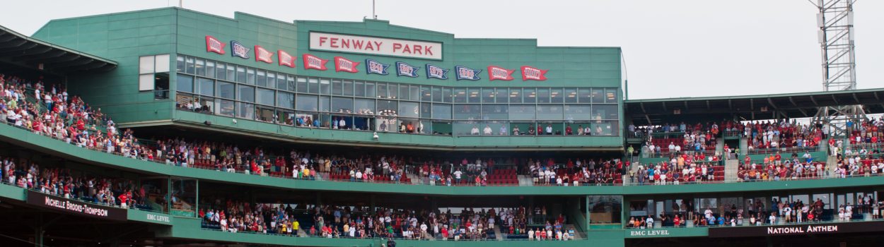 The stands at Fenway Park